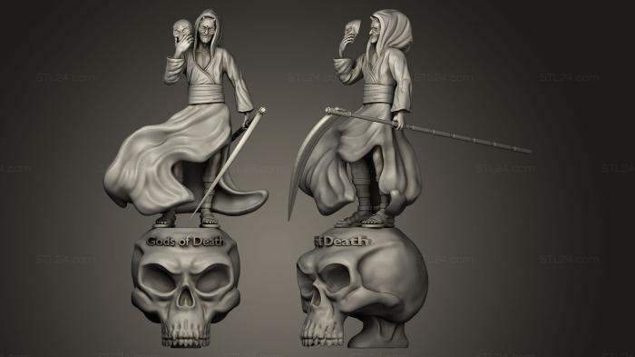 Statues of famous people (Gods of Death, STKC_0036) 3D models for cnc